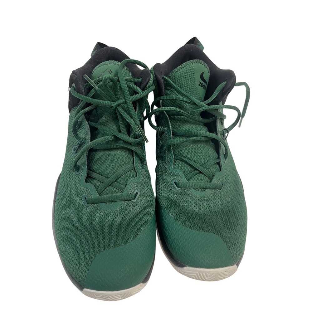 Nike Zoom Rev II Mens Size 11 AO5386-300 Green Black Basketball Shoes Sneakers